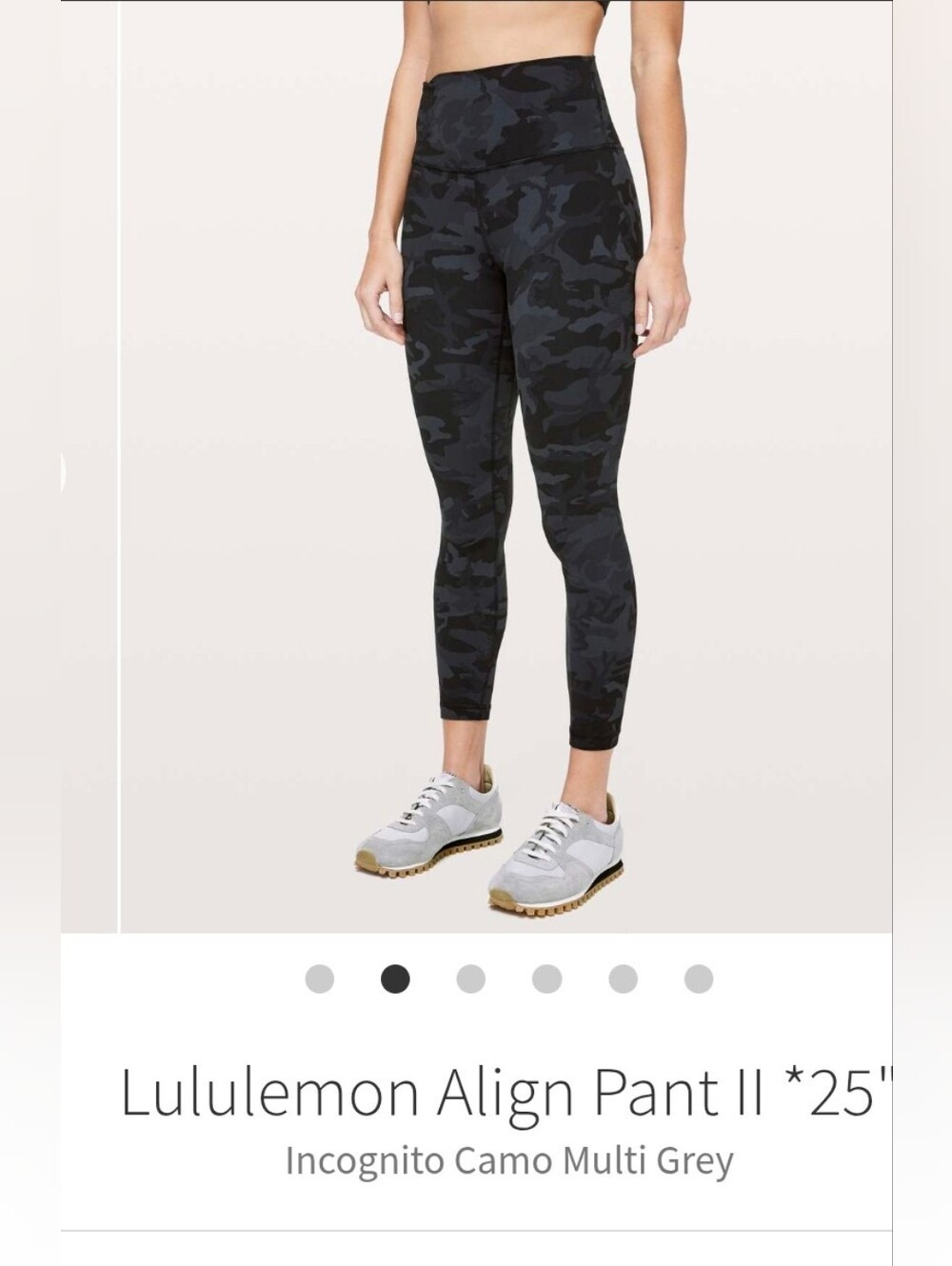 lululemon athletica Align Pant II - Incognito Camo Black/Grey